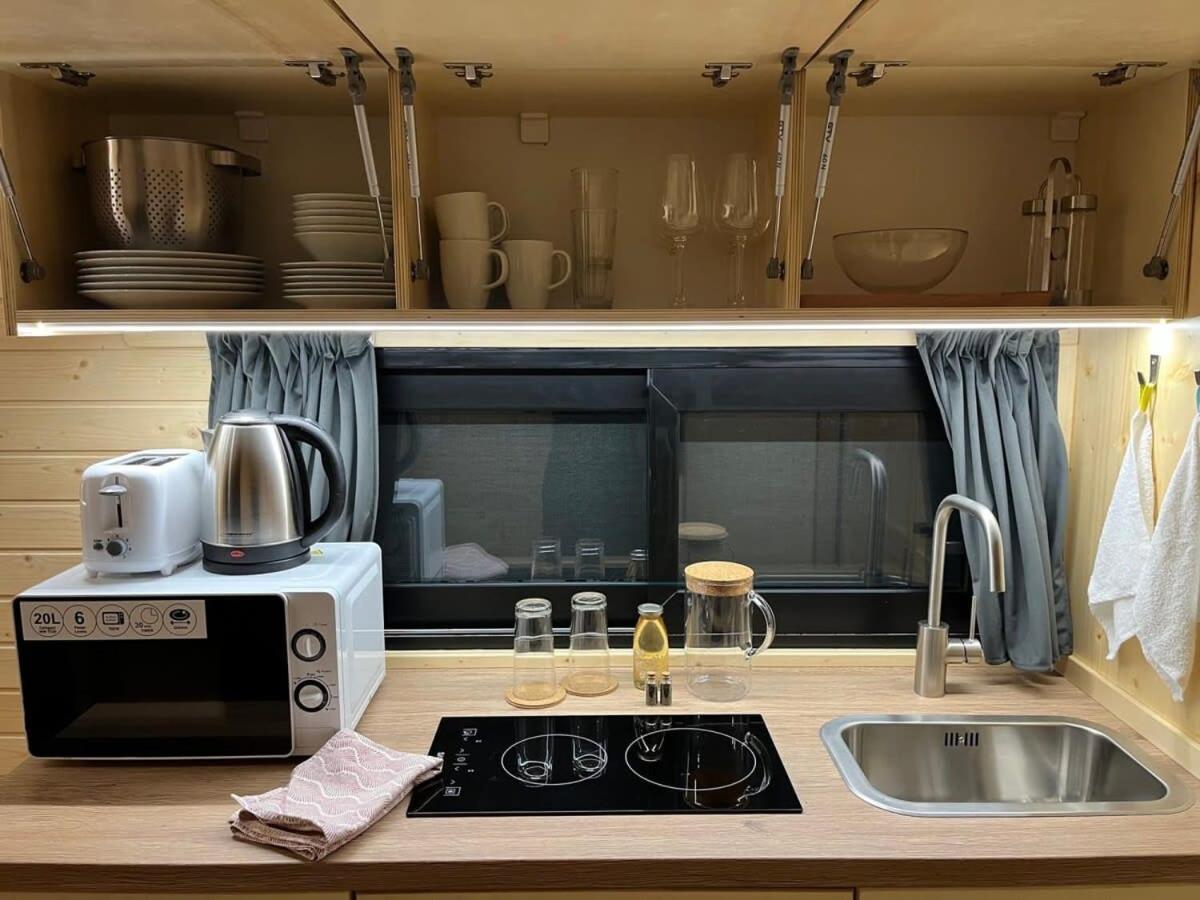 Lisi Grun Tiny House By Tiny Away Villa Sattledt Eksteriør bilde