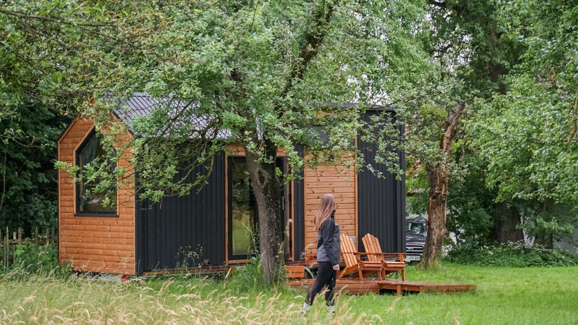 Lisi Grun Tiny House By Tiny Away Villa Sattledt Eksteriør bilde